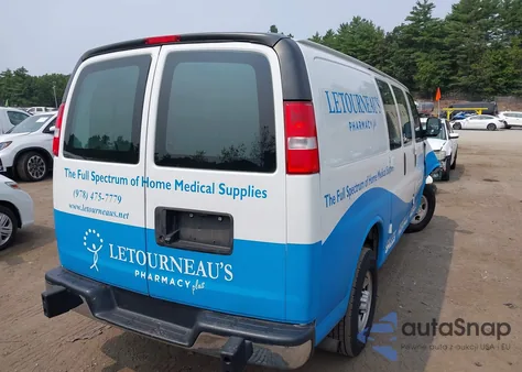 2020 Chevrolet Express Cargo Rwd 2500 Regular Wheelbase Wt из США, поврежденный, VIN 1GCWGAFG9L1271279